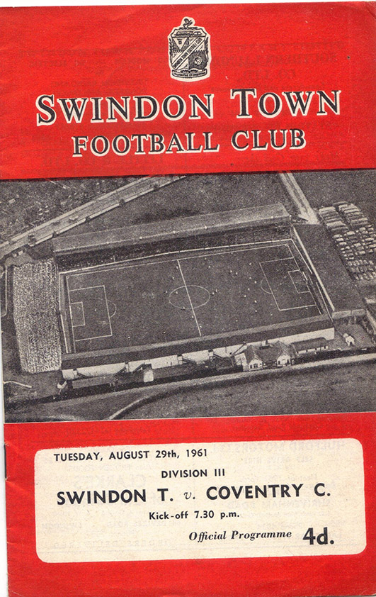 <b>Tuesday, August 29, 1961</b><br />vs. Coventry City (Home)